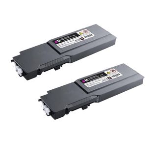 Dell C3760 (331 8431, Xkgfp) Magenta Compatible Toner Cartridge (pack Of 2)