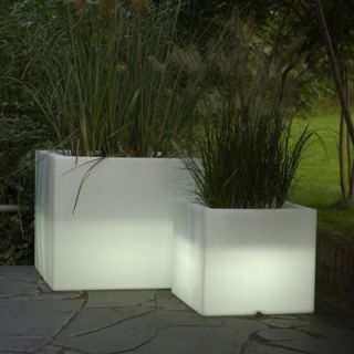 Serralunga Cubotti Planter with Light 335/L / 350/L Size 17 H x 19.5 W