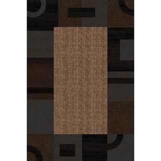 Geometric Border Area Rug (3 X 5)