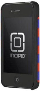 Incipio IPH 733 Canvas Feather for iPhone 4/4S   Blue/Red Nautical Stripes   1 Pack   Retail Packaging   Blue/Red Cell Phones & Accessories