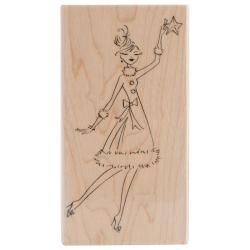 Penny Black Mounted Rubber Stamp 2.25 X4.5   Bright Star