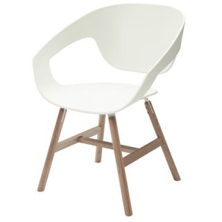 Casamania Vad Side Chair with Wooden Legs CM1129 RNRN LB Color White
