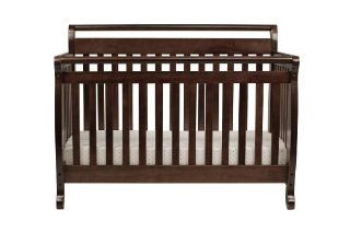 DaVinci Emily 4 in 1 Convertible Crib with Toddler Rail, Espresso  Toddler Beds  Baby