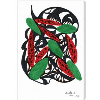 Oliver Gal Watermelon Still Life Graphic Art on Canvas 11139_16x24/11139_24x3