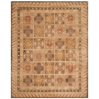 Safavieh Hand knotted Marrakech Gold/ Tan Wool Rug (9 X 12)