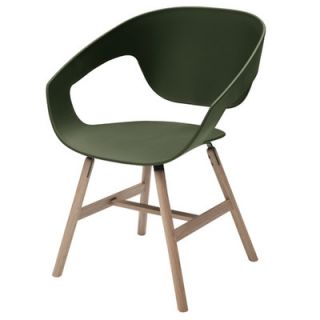 Casamania Vad Side Chair with Wooden Legs CM1129 RNRN LB Color Green