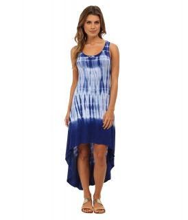 Gabriella Rocha Tie Dye High Low Dress Womens Dress (Blue)