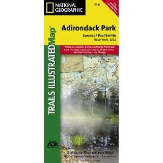 Saranac, Paul Smiths Adirondack Park (National Geographic Trails Illustrated Map #746) National Geographic Maps   Trails Illustrated 0749717017467 Books