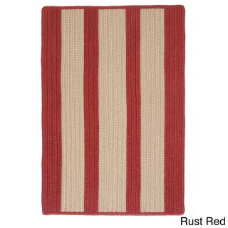 Cmi Light House Natural Stripe Reversible Outdoor Rug (8 X 10) Natural Size 8 x 10