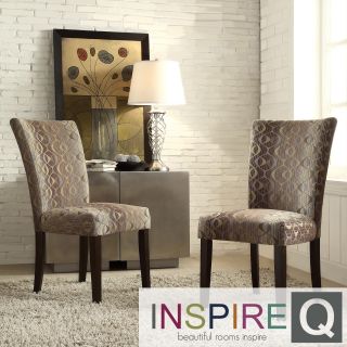 Inspire Q Catherine Oval Chain Parsons Dining Chair (set Of 2)