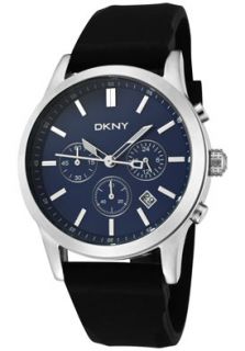 DKNY NY1467  Watches,Mens Chronograph Blue Dial Black Rubber, Chronograph DKNY Quartz Watches