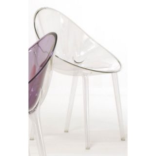 Kartell Mr. Impossible Side Chair 58xx Finish Transparent Crystal Clear