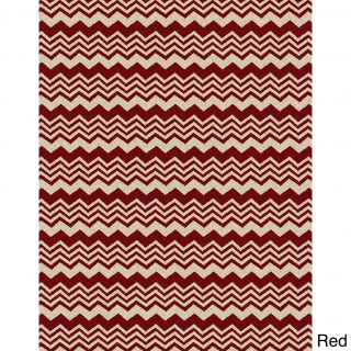 Ashley Chevron Contemporary Area Rug (55 X 77)