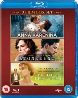 Anna Karenina / Pride and Prejudice / Atonement      Blu ray