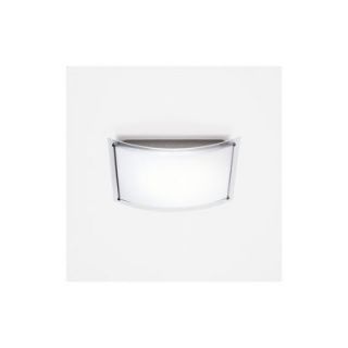 Zaneen Lighting Vision Single Light Flush Mount in Chrome and Painted Aluminu
