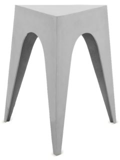 Indium Triangle Aluminum Side Table by Safavieh