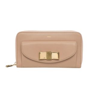 Chloe Bobbie Zip Around Bow Wallet