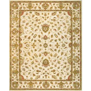 Hand knotted Ziegler Beige Vegetable Dyes Wool Rug (8 X 10)