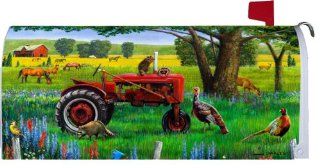 Mailbox Makeover Tractor Critters By Custom Decor 18x21  Prints  Patio, Lawn & Garden