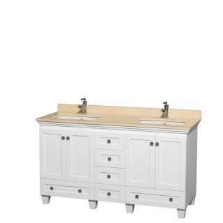 Wyndham Collection Wyndham Collection Acclaim White 60 inch Double Vanity White Size Double Vanities
