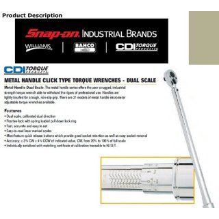 CDI 752MFRMH Torque 3/8 Inch Drive Micro Adjustable Torque Wrench   Ft Lb Torque Wrench  