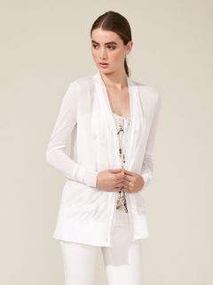 Chiffon Back Cardigan by Vera Wang