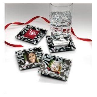 Live Laugh Love Glass Photo Coasters Kitchen & Dining