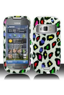 Nokia C7 Astound Graphic Rubberized Shield Hard Case   Color Leopard (Free HandHelditems Sketch Universal Stylus Pen) Cell Phones & Accessories