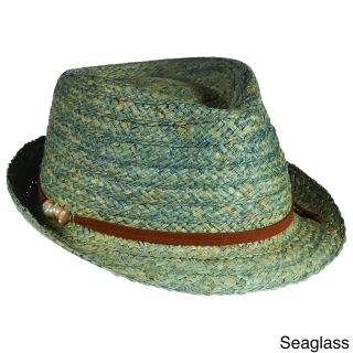 Tommy Bahama Tommy Bahama Raffia Braid Fedora With Pear Other Size One Size Fits Most