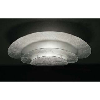 MuranoLuce Plana Flush Mount in White PLPLA65 / PLPLA65FO / PLPLA65FA Shade C