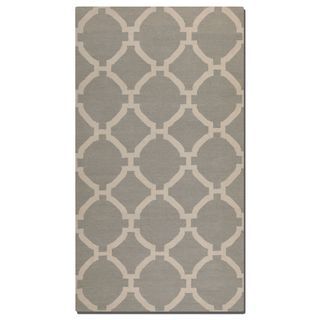 Bermuda Grey Wool Area Rug (5x8)