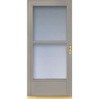 LARSON Sandstone Tradewinds Mid View Tempered Glass Storm Door (Common 81 in x 36 in; Actual 80.71 in x 37.56 in)