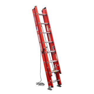 Werner 20 ft Fiberglass 300 lb Type IA Extension Ladder