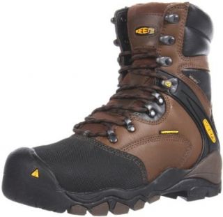 Keen Utility Men's Louisville 8 Inch Steel Toe Work Boot, Slate Black, 7.5 D US Industrial And Construction Shoes Shoes