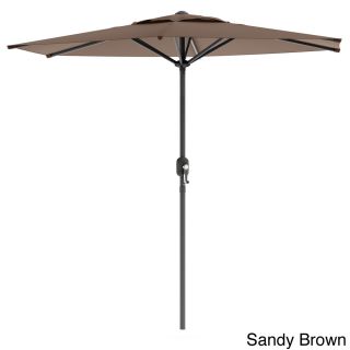 Corliving Corliving Patio Umbrella Brown Size 8 foot