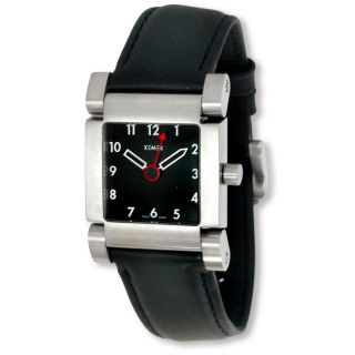 Xemex 2460.01  Watches,Womens  avenue ladies black leather strap watch Stainless Steel, Casual Xemex Quartz Watches