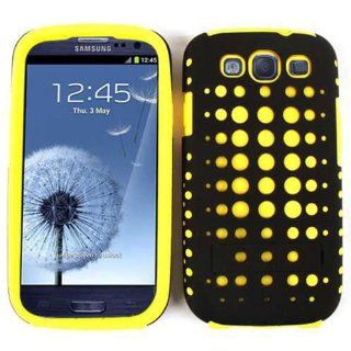 Cell Armor I747 NOV F08 YEG Hybrid Novelty Case for Samsung Galaxy S III I747   Retail Packaging   Yellow/Black Cell Phones & Accessories