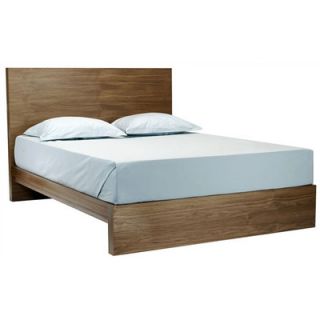 Desiron Thompson Platform Bed Thompson Bed Size Queen, Finish Natural Walnut