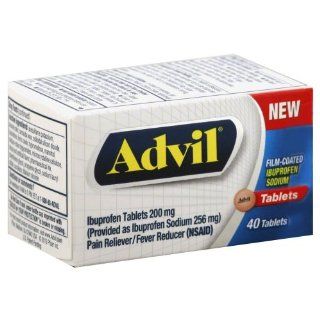 Advil Film Coated Pain Relief Ibuprofen Tablets, 40 Count Health & Personal Care