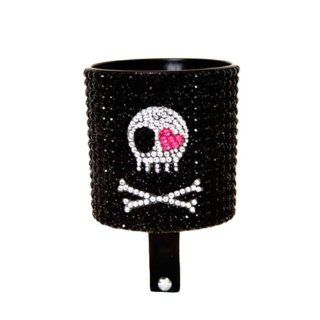 Cruiser Candy Cup Holder   Rhinestone Skull  Bike Water Bottle Cages  Sports & Outdoors