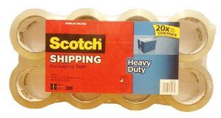 Scotch Heavy Duty Shipping Packaging Tape, 1.88 Inches x 54.6 Yards, 8 Rolls (3850 8)  Packing Tape 