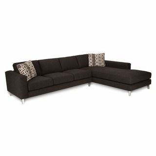Jar Designs Arnold Ebony Chaise Sectional
