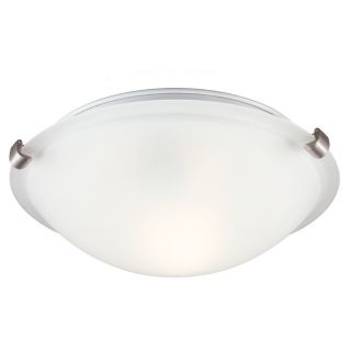 1 light Brushed Nickel Ceiling Flush Mount