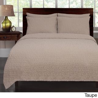 Lamont Home Riverbed Coverlet With Shams Sold Separately Taupe Size Twin