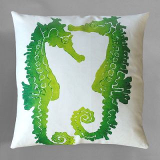 Dermond Peterson Seahorse Pillow SEAXX35000 Color Lime