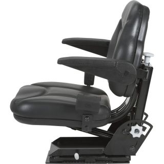 A & I Products Big Boy Suspension Tractor Seat — Black, Model# BBS108BL  Construction   Agriculture Seats