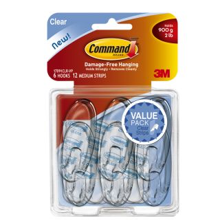 Command 6 Pack Adhesive Hooks