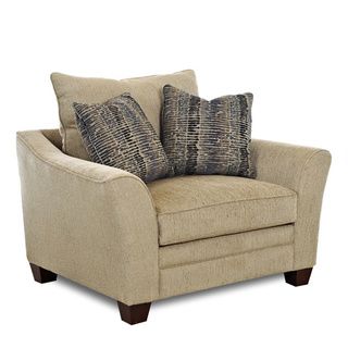 Powell Sandstone Upholstered Arm Chair