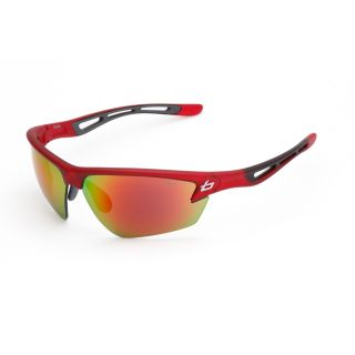 Bolle Mens Draft Satin Crystal Red Sport Sunglasses