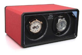 Jomashop Black/Red Automatic Watch Winder With Blue LED's Watches